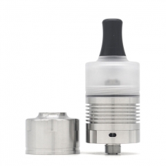 YFTK Caiman V.5 Style 22mm MTL RDA Rebuildable Dripping Atomizer with 3 Air Pins 2ml - Sliver