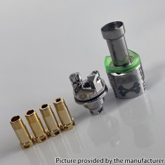 MOBB M2 ODB Style RBA Bridge with 5 Air Pins for Billet BB Boro Tank - Silver