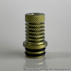 Monarchy Lazy Knurled Style 1:1 Titanium Alloy BB Billet Drip Tip - Gold