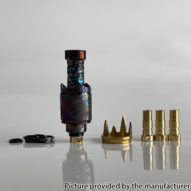 Buy MOBB Mini King Style Titanium RBA Bridge with 4 Air Pins for 