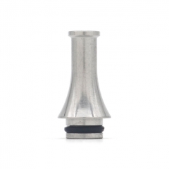 510 Drip Tip Metal Mouthpiece No.566 for RTA RDA Vape Tank - Silver