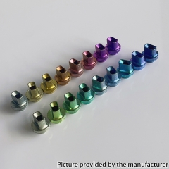 Titanium Ice Flower Style 510 Drip Tip For RDA RTA RDTA Atomizer - Light Blue
