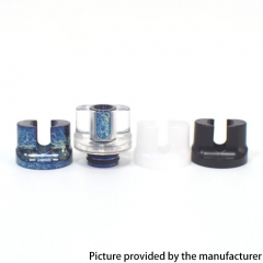 Authentic MK MODS Toxic Titanium 510 Drip Tip Set for RDA RTA RDTA Vape Atomizer - Light Blue