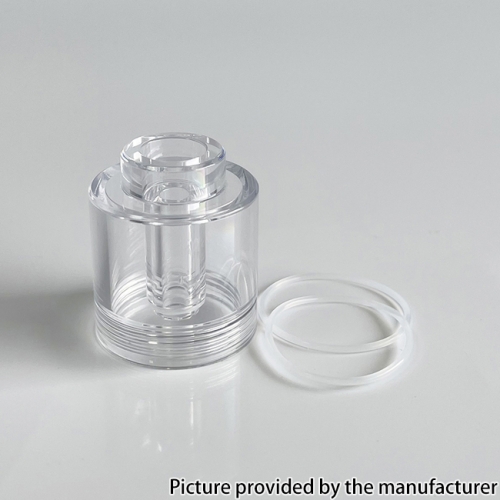 Replacement PC Top Tank Tube for FEV Flash e-vapor v4.5s+ Style RTA 3.5ml - Transparent