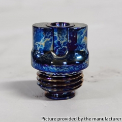 Authentic MK MODS Toxic Titanium TA Integrated Drip Tip for BB Billet Boro AIO Box Mod - Dark Blue