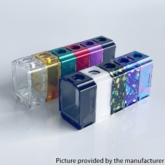 Mission XV Style Aluminum Alloy Space Pod Boro Tank for SXK BB Billet AIO Box Mod Kit - Purple