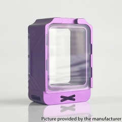 Mission XV Style Aluminum Alloy Space Pod Boro Tank for SXK BB Billet AIO Box Mod Kit - Purple