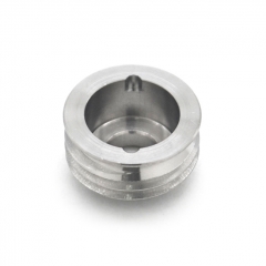 Replacement Flush Nut 510 Drip Tip Adapter for Billet BB Box Mod - Silver