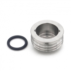 Replacement Flush Nut 510 Drip Tip Adapter for Billet BB Box Mod - Silver
