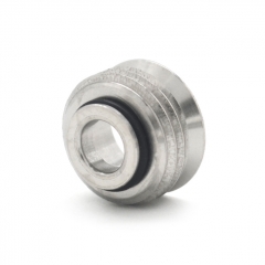 Replacement Flush Nut 510 Drip Tip Adapter for Billet BB Box Mod - Silver