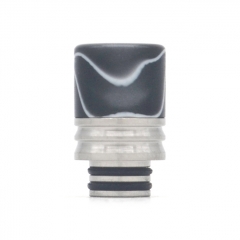 Stainless steel + Resin 510 Drip Tip for RDA RTA RDTA Vape Atomizer - Black