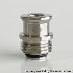 Never Normal Warp NUT Drop Style Titanium 510 Drip Tip for Billet Box Boro Tank - Silver