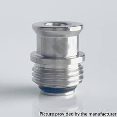Never Normal Warp NUT Drop Style 316SS 510 Drip Tip for Billet Box Boro Tank - Silver