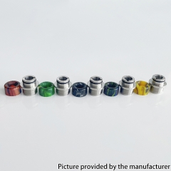 Dot Aio Wildtip Style Resin + Stainless Steel Integrated Drip Tip for AIO Box Mod - Blue