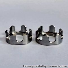 Replacement Titanium Decorative Crown Ring for MOBB M2 ODB Style RBA Bridge 1PC - Sliver