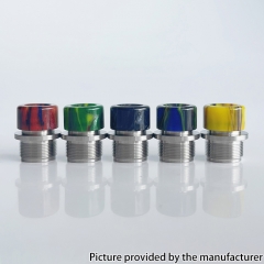 Dot Aio Wildtip Style Resin + Stainless Steel Integrated Drip Tip for AIO Box Mod - Blue
