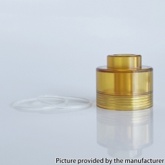 Replacement PEI Top Filling Tank Tube for FEV Flash e-vapor v4.5s+ Style RTA 2ml - Yellow