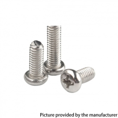 Replacement Cross Screws M1.6*4mm for Kayfun X Style 22mm RTA Kayfun BB RBA Deck 10pcs - Silver