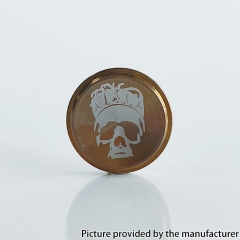 Monarchy Mnch Style Titanium Button for Billet Box Boro Mod - Gold