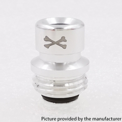 ODB Style Aluminum Alloy 510 Drip Tip for Billet Mod Boro Tank - Silver