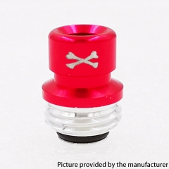 ODB Style Aluminum Alloy 510 Drip Tip for Billet Mod Boro Tank - Red