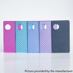 Rekavape Aluminum Carbon Fiber Front + Back Door Panel Plates for DotMod DotAIO V1 V2 Pod System - Pink