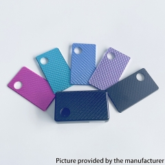 Rekavape Aluminum Carbon Fiber Front + Back Door Panel Plates for DotMod DotAIO V1 V2 Pod System - Pink