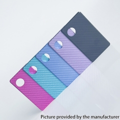Rekavape Aluminum Carbon Fiber Front + Back Door Panel Plates for DotMod DotAIO V1 V2 Pod System - Pink