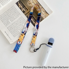 Necklace Lanyard with Connector for E-Cigarette Pod Vape Kit Vape Mod Kit - Blue