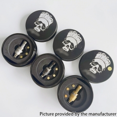Monarchy Mobb MV Inverted Skull Style RBA Bridge with 4 Air Pins for Billet Boro Tank - Gunmetal