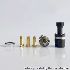 Monarchy Mobb MV Inverted Skull Style RBA Bridge with 4 Air Pins for Billet Boro Tank - Gunmetal