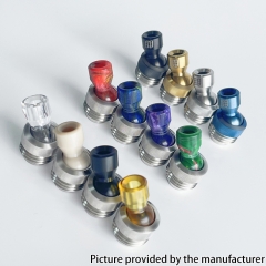 Never Normal Joystick Style 510 Rotate Drip Tip Set - POM Black