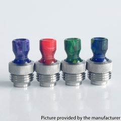 Never Normal Joystick Style 510 Rotate Drip Tip Set - Resin Blue