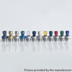 Never Normal Joystick Style 510 Rotate Drip Tip Set - POM Black