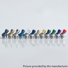 Never Normal Joystick Style 510 Rotate Drip Tip Set - Resin Blue