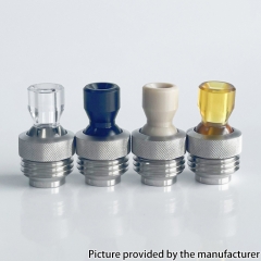 Never Normal Joystick Style 510 Rotate Drip Tip Set - POM Black