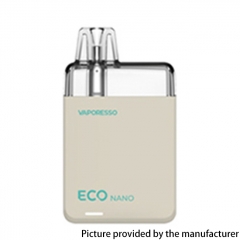 (Ships from Bonded Warehouse)Authentic Vaporesso ECO Nano Kit 6ml - Ivory White