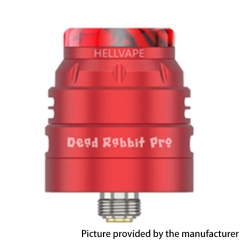 (Ships from Bonded Warehouse)Authentic Hellvape Dead Rabbit Pro 24mm RDA - Red