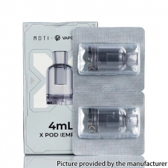 (Ships from Bonded Warehouse)Authentic MOTI X Pod Cartridge Empty Pod 4ml 2pcs