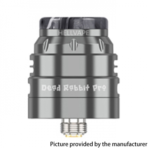 (Ships from Bonded Warehouse)Authentic Hellvape Dead Rabbit Pro 24mm RDA - Gunmetal