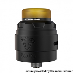 Authentic ThunderHead Creations THC Solo RDA V1.5 24mm 2ml with BF Pin - Matte Black