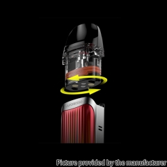 (Ships from Bonded Warehouse)Authentic Vaporesso LUXE QS 1000mAh Kit 2ml Standard Version - Flame Red