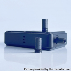 Mnch Inverted Lazy Style 510 Drip Tip for RTA RDA Atomizer - Black
