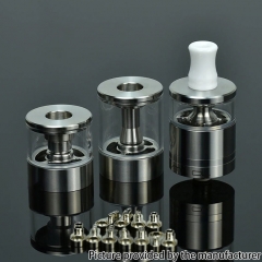 Dvarw MTL CL Style 22mm MTL RTA with 11 x Hole Inserts + 2 x Spare Tanks - Sliver