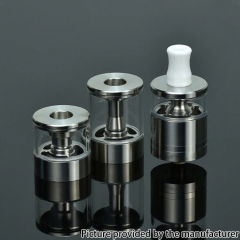 Dvarw MTL CL Style 22mm MTL RTA with 11 x Hole Inserts + 2 x Spare Tanks - Silver