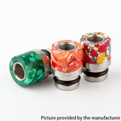 Focivape Turquoise + Stainless Steel 510 Drip Tip for RBA RTA RDA Atomizer - B