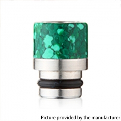 Focivape Turquoise + Stainless Steel 510 Drip Tip for RBA RTA RDA Vape Atomizer - G