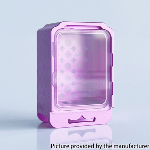 Monarchy King’Bo V2 Style Aluminum Boro Tank for SXK BB Billet AIO Box Mod Kit - Pink