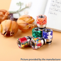 Focivape Turquoise + Stainless Steel 510 Drip Tip for RBA RTA RDA Atomizer - F