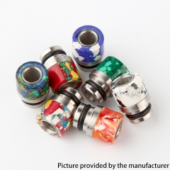 Focivape Turquoise + Stainless Steel 510 Drip Tip for RBA RTA RDA Atomizer - C